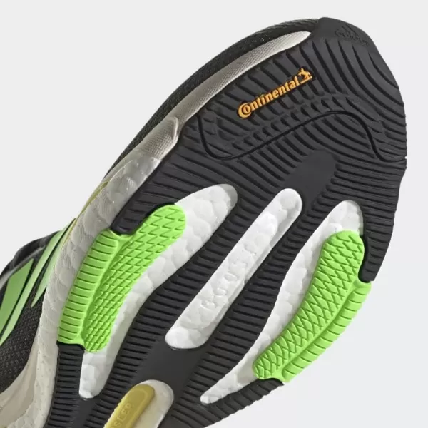 imageadidas Mens Solarglide 5 SneakerCore BlackSolar GreenBeam Yellow