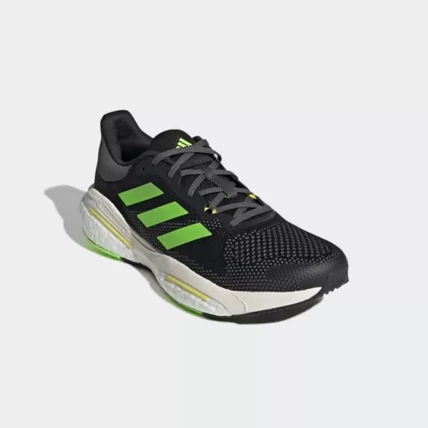 imageadidas Mens Solarglide 5 SneakerCore BlackSolar GreenBeam Yellow