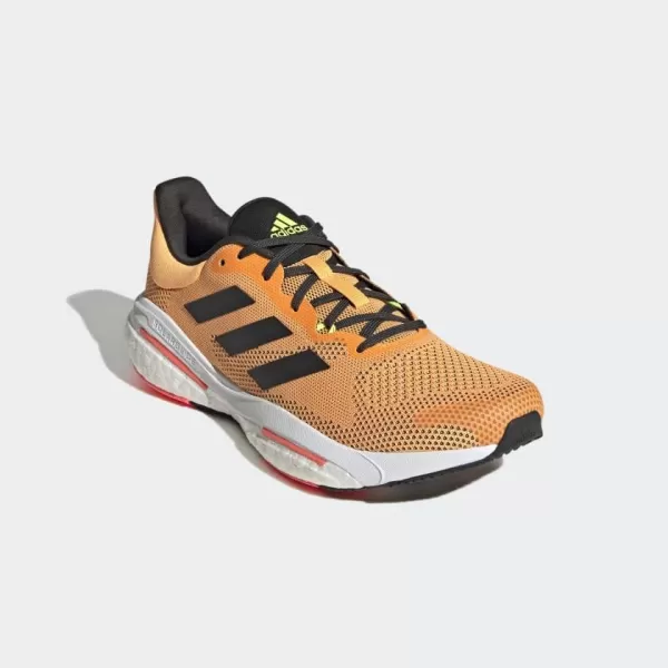 imageadidas Mens Solarglide 5 SneakerFlash OrangeCarbonTurbo