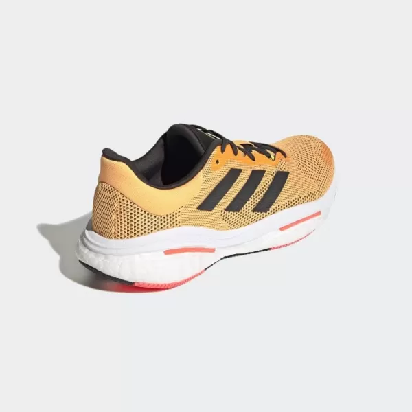 imageadidas Mens Solarglide 5 SneakerFlash OrangeCarbonTurbo