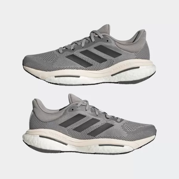 imageadidas Mens Solarglide 5 SneakerMgh Solid GreyCarbonGrey Six