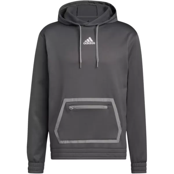 imageadidas Mens HoodieGreyWhite