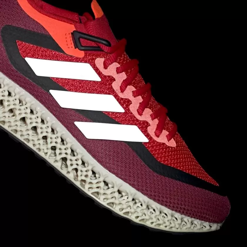 imageadidas 4DFWD 2 Running Shoes MensBetter ScarletCloud WhiteSolar Red