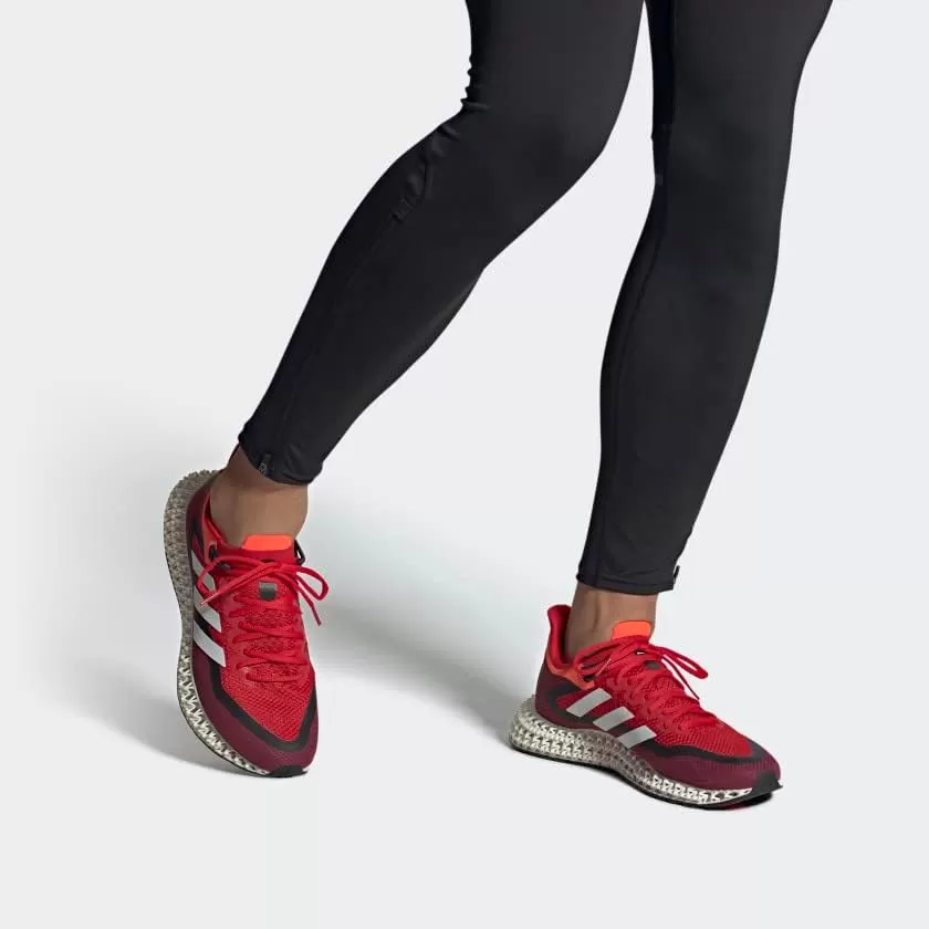 imageadidas 4DFWD 2 Running Shoes MensBetter ScarletCloud WhiteSolar Red