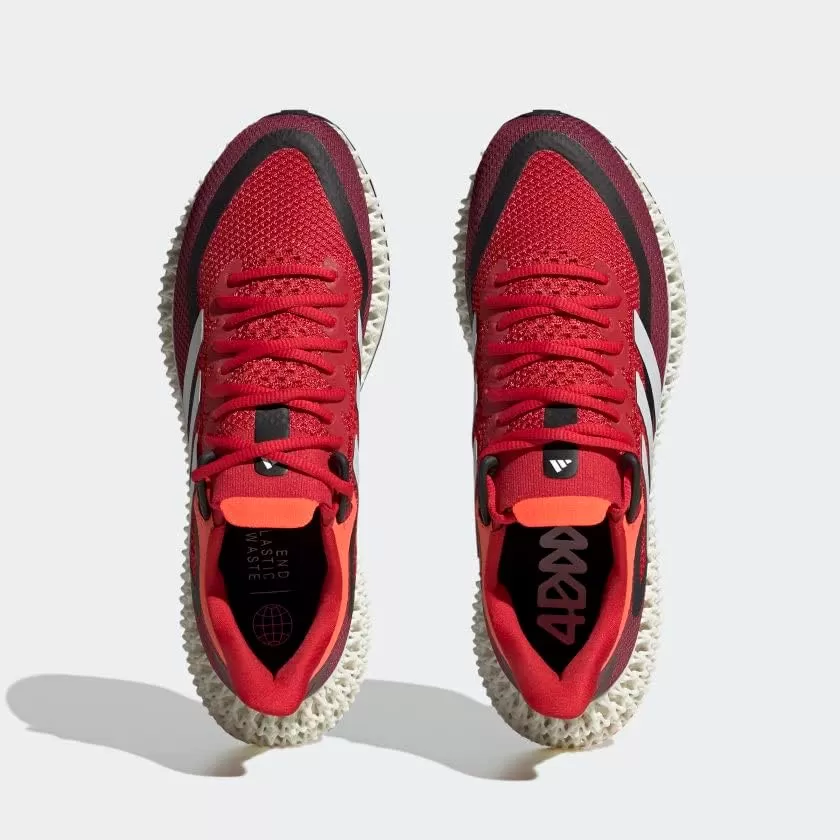 imageadidas 4DFWD 2 Running Shoes MensBetter ScarletCloud WhiteSolar Red