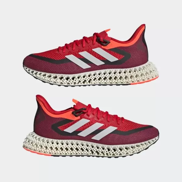 imageadidas 4DFWD 2 Running Shoes MensBetter ScarletCloud WhiteSolar Red