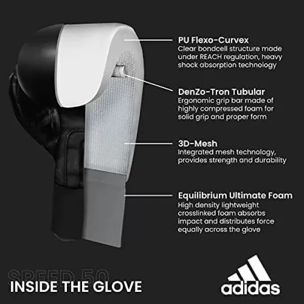 imageadidas ProBoxing Gloves MET GOLDSILVERBLACK