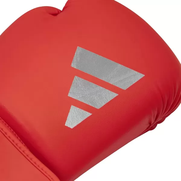 imageAdidas Speed 50 Boxing Gloves for Men Women ampamp Kids Intermediate Level PU Training Gloves Perfect for Fitness Classes Boxing Bag Workouts and SparringREDSILVER