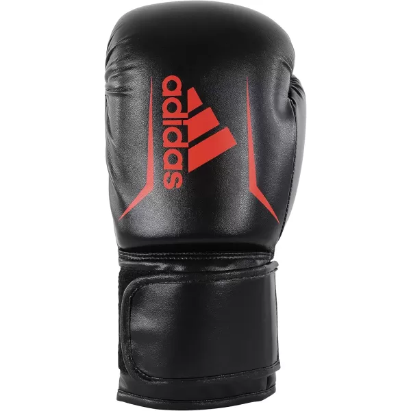 imageAdidas Speed 50 Boxing Gloves for Men Women ampamp Kids Intermediate Level PU Training Gloves Perfect for Fitness Classes Boxing Bag Workouts and SparringBLACKRED