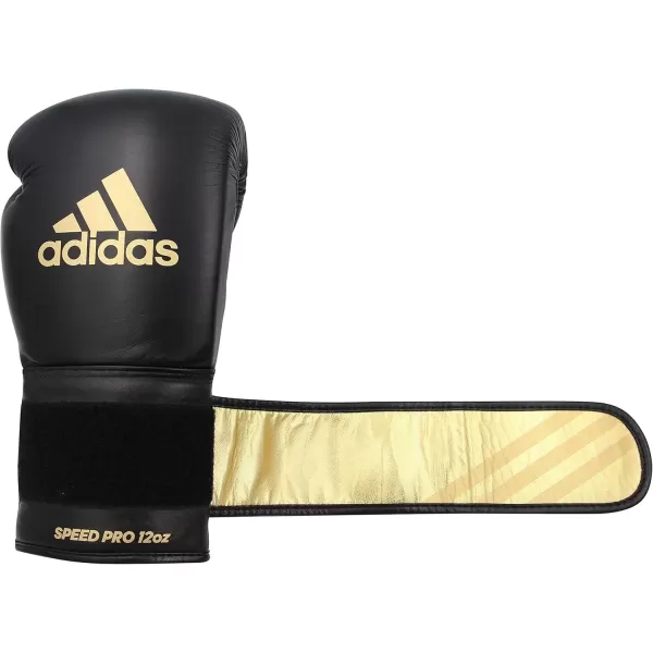 imageadidas AdiSpeed 350 Pro Boxing and Kickboxing Gloves for Women ampamp MenBLACKGOLD