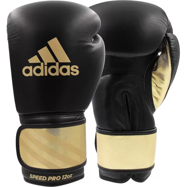 imageadidas AdiSpeed 350 Pro Boxing and Kickboxing Gloves for Women ampamp MenBLACKGOLD