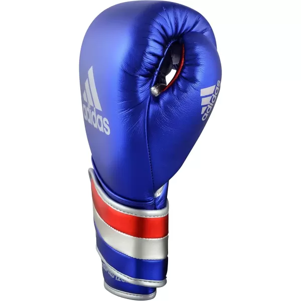 imageadidas AdiSpeed 501 Pro Boxing and Kickboxing Gloves for Women ampamp MenMET BLUEREDSILVER