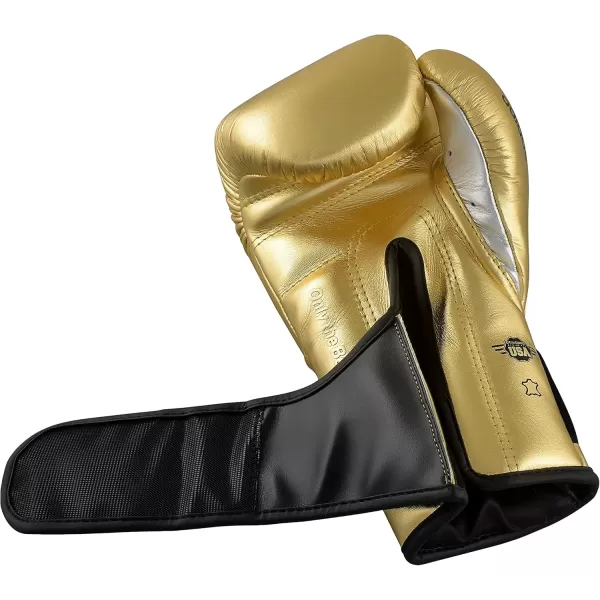 imageadidas AdiSpeed 501 Pro Boxing and Kickboxing Gloves for Women ampamp MenMET GOLDSILVERBLACK