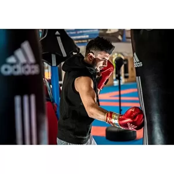 imageadidas AdiSpeed 501 Pro Boxing and Kickboxing Gloves for Women ampamp MenMET REDGOLDSILVER