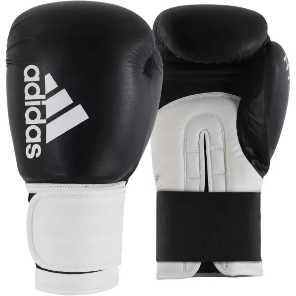 imageadidas Adidas Boxing Gloves Men Women Kids Sparring Training Hybrid 100 6oz 8oz 10oz 12oz 14oz 16ozBlack