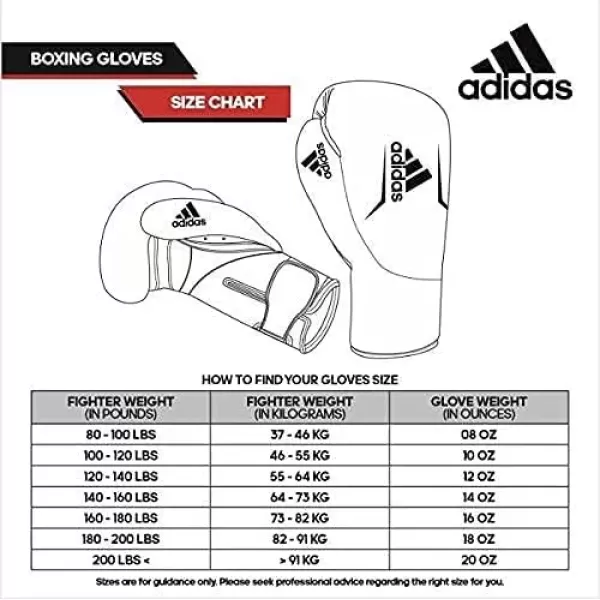 imageadidas Adidas Boxing Gloves Men Women Kids Sparring Training Hybrid 100 6oz 8oz 10oz 12oz 14oz 16ozBlack