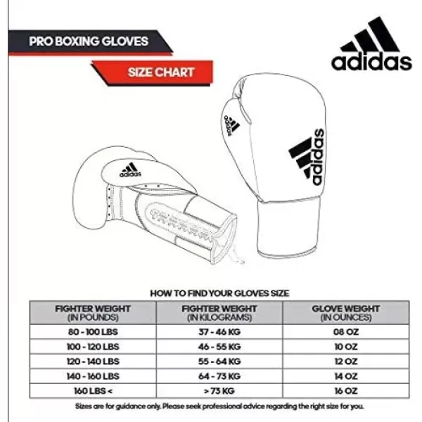 imageadidas BOXINGGLOVE adidas Hybrid 400PL Professional Fight GlovesBlackWhite