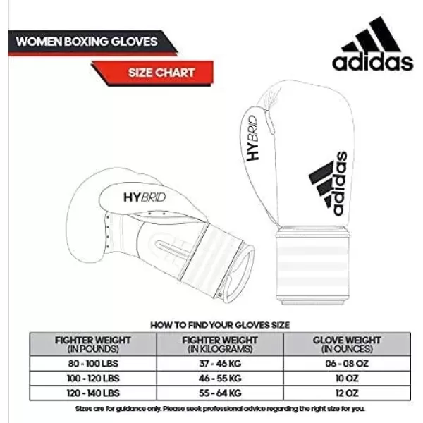 imageadidas Hybrid 100 Dynamic Fit Womens Boxing and Kickboxing Gloves