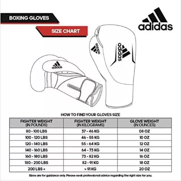 imageadidas Hybrid 300 Boxing and Kickboxing Gloves for Women ampamp MenBLACKWHITE