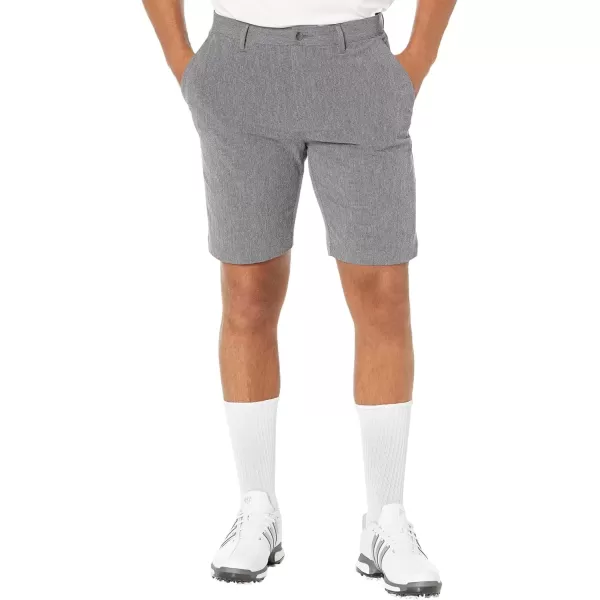 imageadidas Mens Crosshatch Golf ShortsBlackWhite