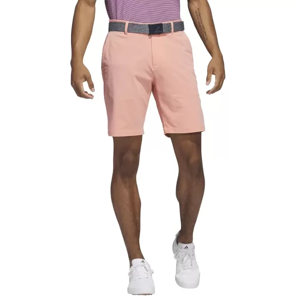 imageadidas Mens Crosshatch Golf ShortsCoral Fusion