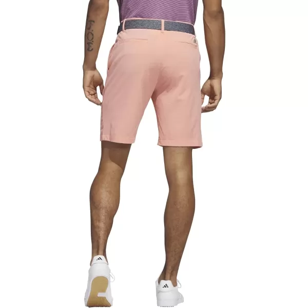 imageadidas Mens Crosshatch Golf ShortsCoral Fusion