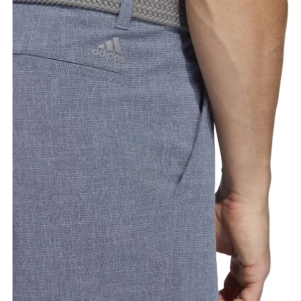 imageadidas Mens Crosshatch Golf ShortsCrew NavyWhite