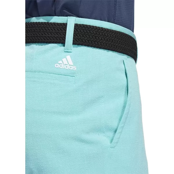 imageadidas Mens Crosshatch Golf ShortsSemi Mint RushWhite