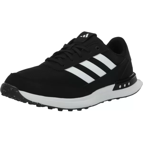 imageadidas Mens S2G Spikeless 24 Golf ShoesCore BlackFootwear WhiteIron Metallic