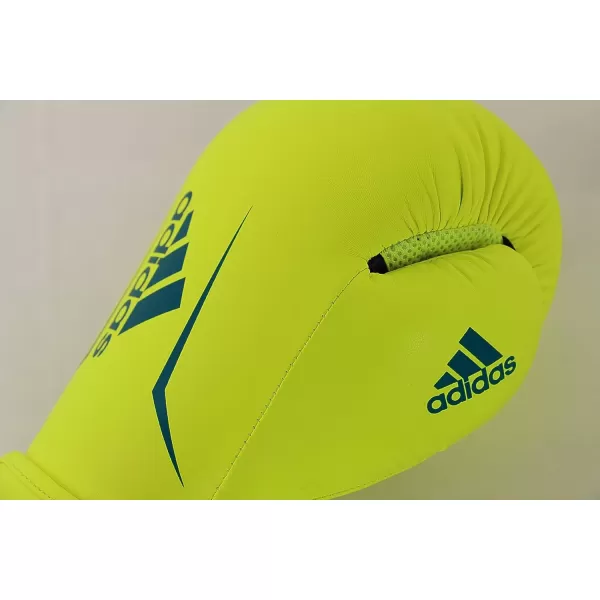 imageadidas Speed 100 Boxing Kickboxing Gloves for Women ampamp MenShockYellowBlue