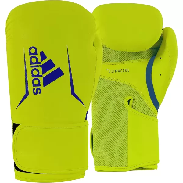 imageadidas Speed 100 Boxing Kickboxing Gloves for Women ampamp MenShockYellowBlue