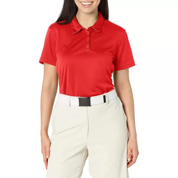 imageadidas Womens Performance Primegreen Golf Polo ShirtCollegiate Red