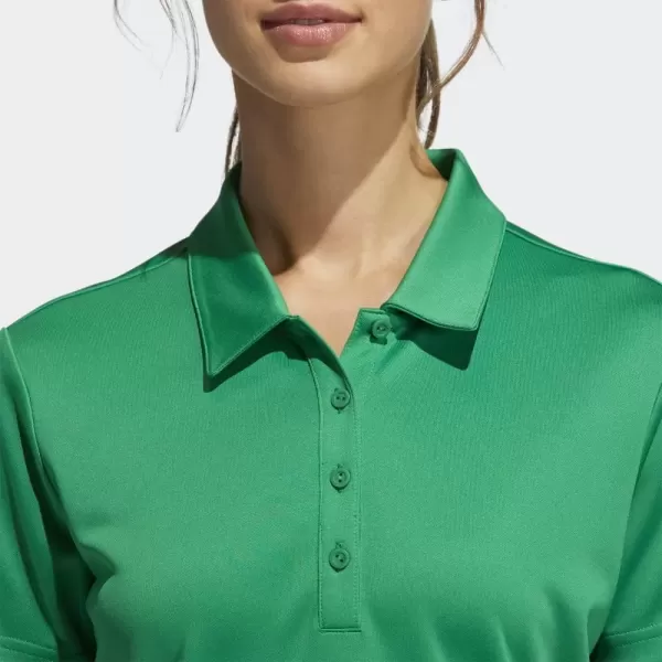 imageadidas Womens Performance Primegreen Golf Polo ShirtGreen