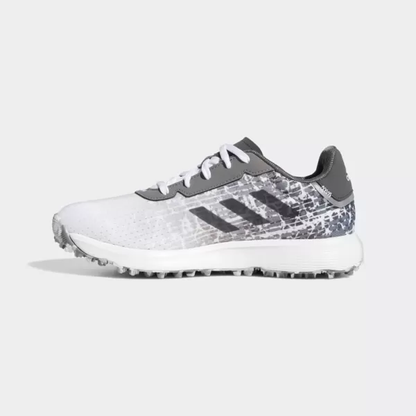 imageadidas Kids S2G Spikeless Golf ShoeFootwear WhiteGrey FourGrey Six