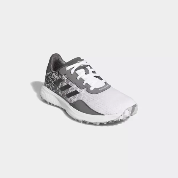 imageadidas Kids S2G Spikeless Golf ShoeFootwear WhiteGrey FourGrey Six