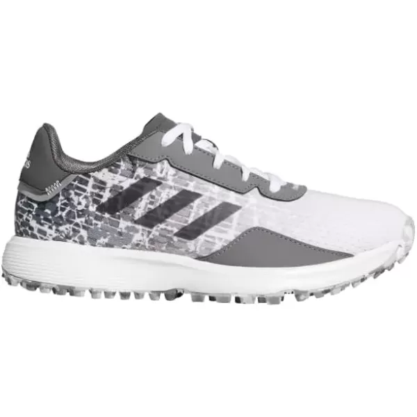 imageadidas Kids S2G Spikeless Golf ShoeFootwear WhiteGrey FourGrey Six