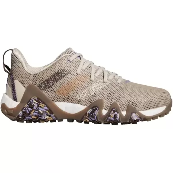 imageadidas Mens Codechaos 22 Spikeless Golf ShoeClear BrownBrownLight Purple