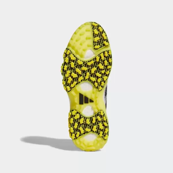 imageadidas Mens Codechaos 22 Spikeless Golf ShoeFootwear WhiteCore BlackBeam Yellow