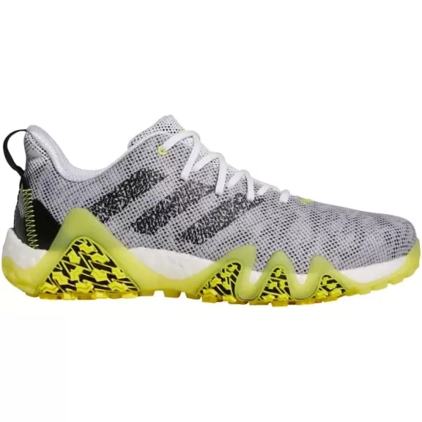 imageadidas Mens Codechaos 22 Spikeless Golf ShoeFootwear WhiteCore BlackBeam Yellow