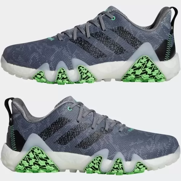 imageadidas Mens Codechaos 22 Spikeless Golf ShoeGrey ThreeCore BlackBeam Green