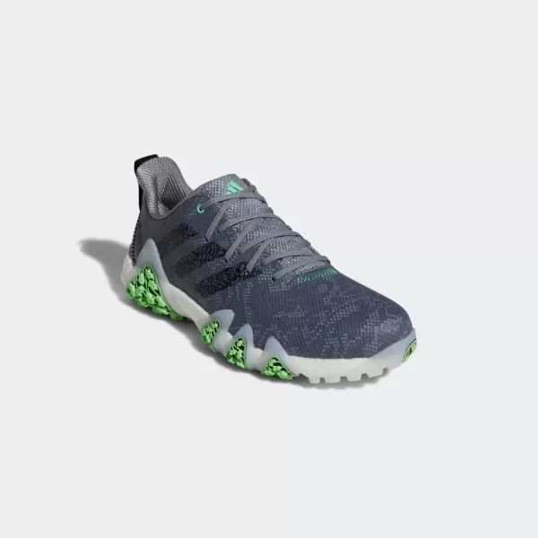 imageadidas Mens Codechaos 22 Spikeless Golf ShoeGrey ThreeCore BlackBeam Green