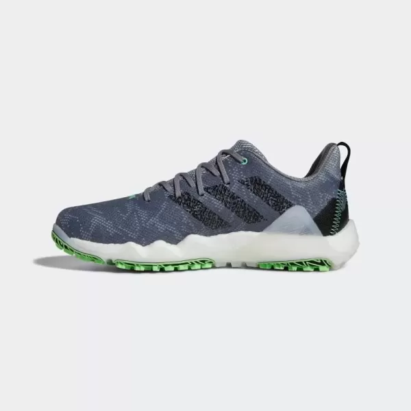 imageadidas Mens Codechaos 22 Spikeless Golf ShoeGrey ThreeCore BlackBeam Green