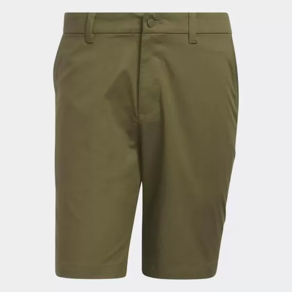 imageadidas Mens GoTo 9 quot Golf ShortsOlive Strata