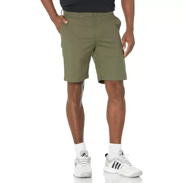 imageadidas Mens GoTo 9 quot Golf ShortsOlive Strata