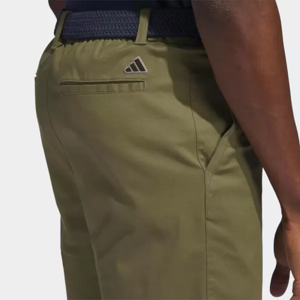 imageadidas Mens GoTo 9 quot Golf ShortsOlive Strata