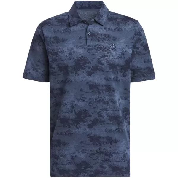 imageadidas Mens Goto Printed Mesh Polo ShirtConavy