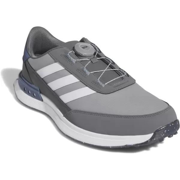 imageadidas Mens S2G Spikeless BOA 24 Golf ShoeGrey FourFootwear WhitePreloved Ink