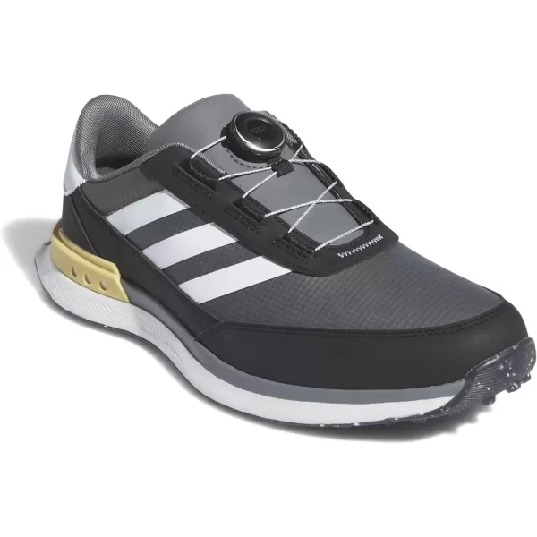 imageadidas Mens S2G Spikeless BOA 24 Golf ShoeGrey ThreeFootwear WhiteCore Black