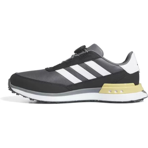 imageadidas Mens S2G Spikeless BOA 24 Golf ShoeGrey ThreeFootwear WhiteCore Black