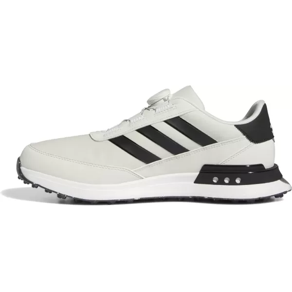 imageadidas Mens S2G Spikeless BOA 24 Golf ShoeOrbit GreyCore BlackFootwear White